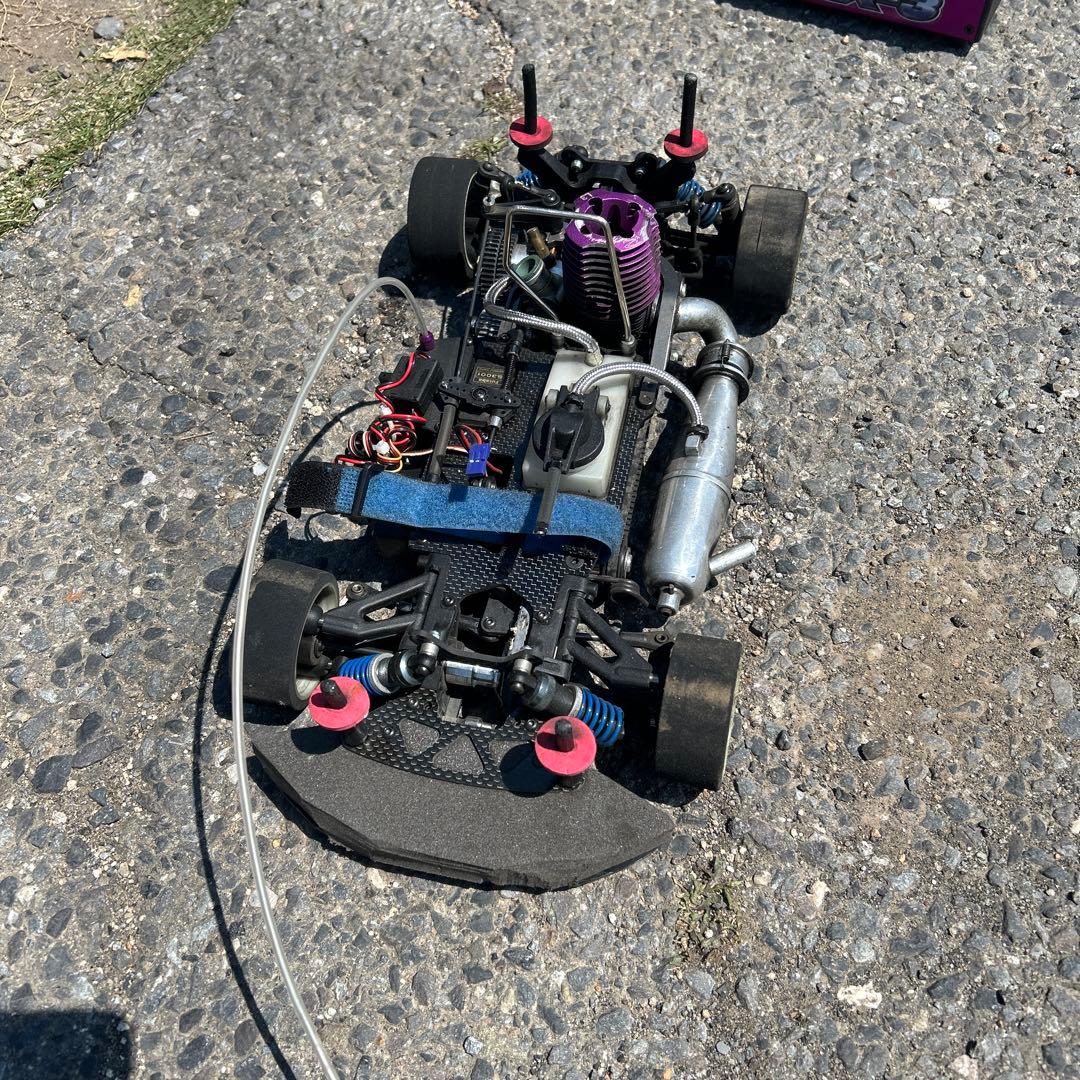 エンジン２速ミッション　ラジコンカーとプロポ　スターター全て揃ったセット