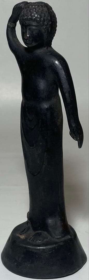 仏教美術　誕生仏　仏像　銅製 　　　k93