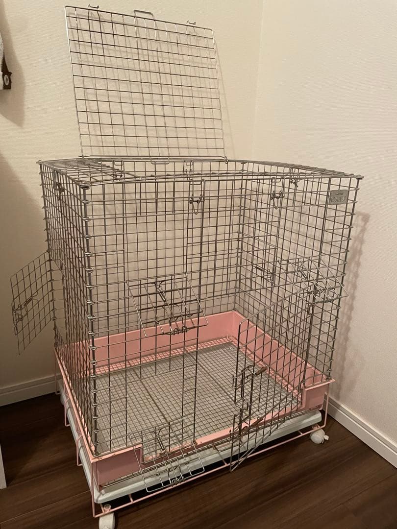 コンフォート60ハイルーフ　限定色ピンク　小動物　ケージ