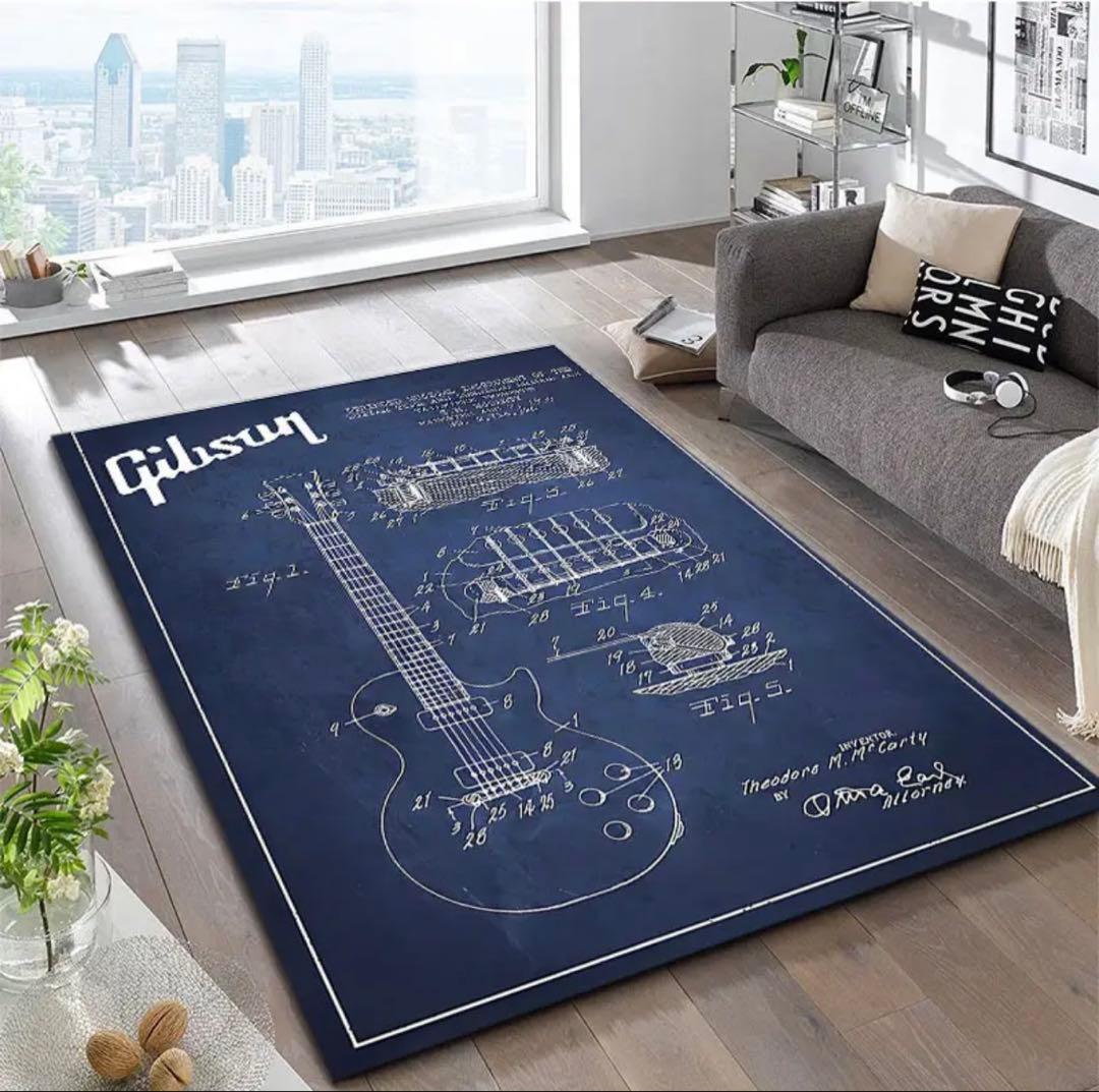 m*s様 GIBSON ギブソン ラグマットマ大判 レア　新品、未使用 80×1