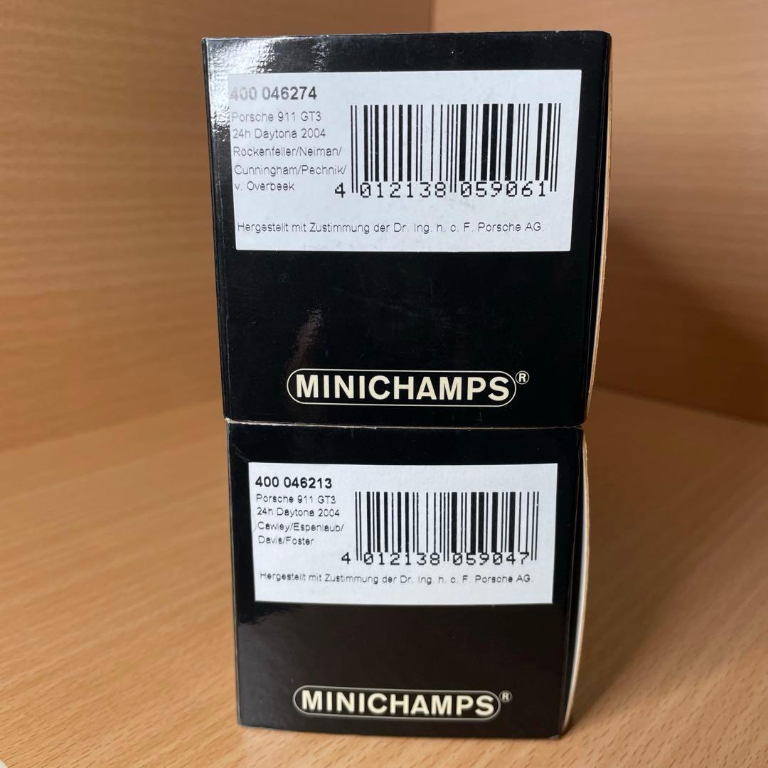 1/43 ミニチャンプス ポルシェ911 GT3カップ 2台セット