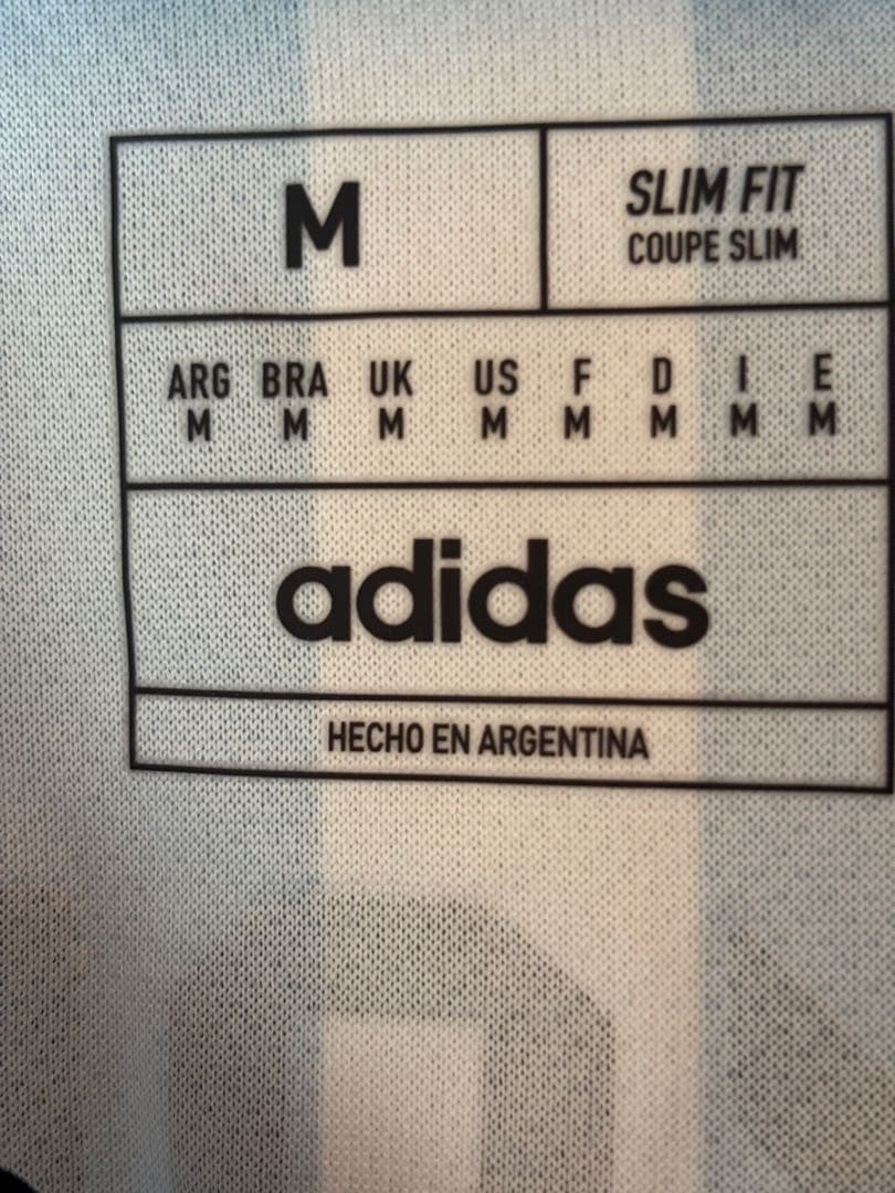 【新品】アルゼンチン代表　ディ・マリア　Mサイズ2022 レプリカ　ユニホーム