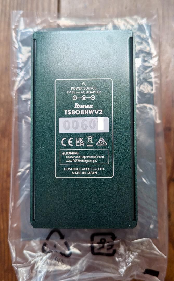 送料込 Ibanez TS808HWV2 オーバードライブ