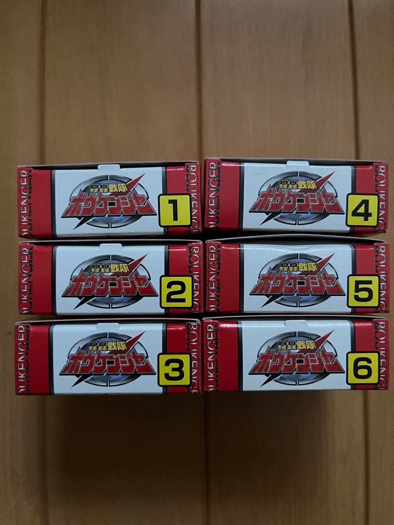 森永チョコスナック　轟轟戦隊ボウケンジャー　合体ダイボウケン　全6種