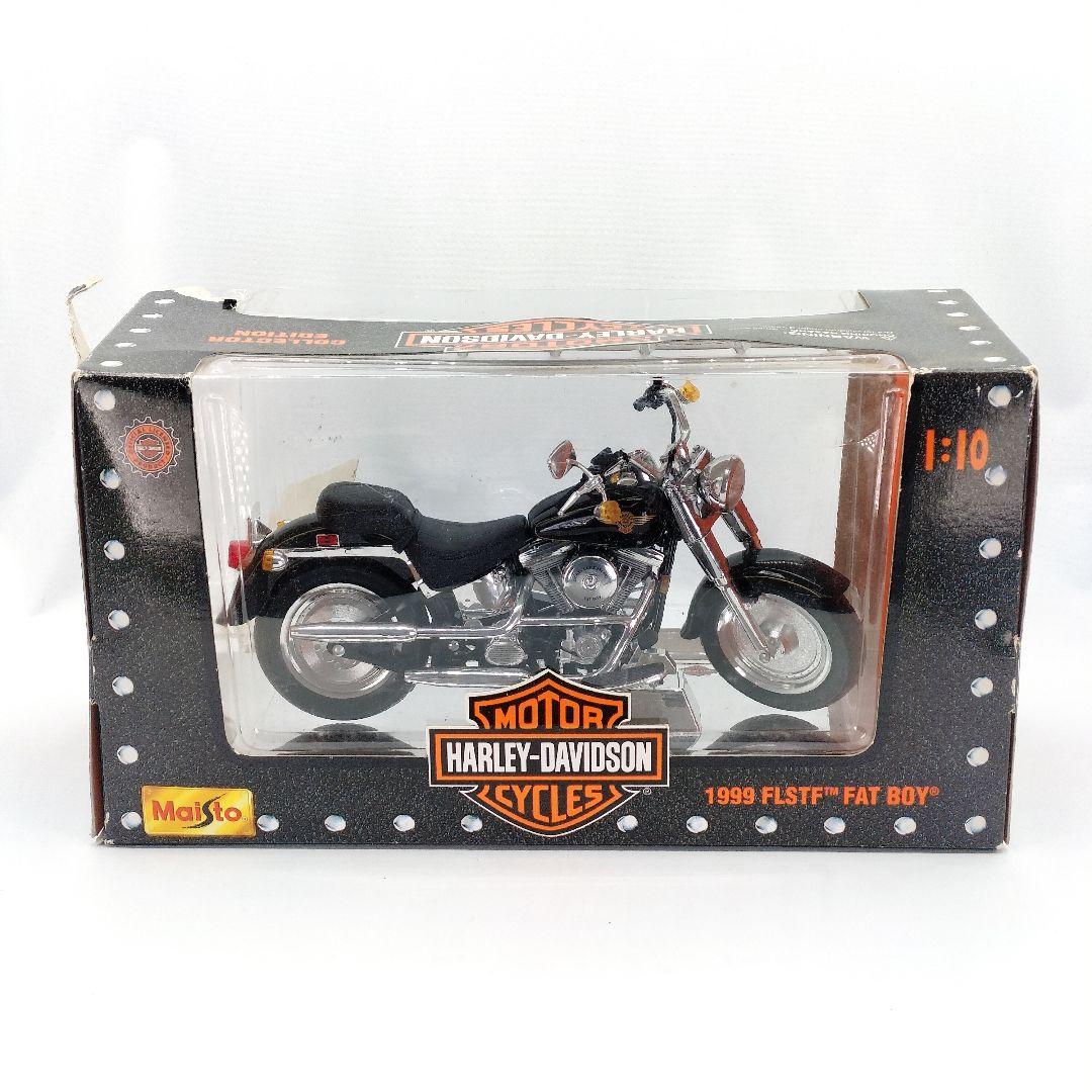 マイスト ハーレーダビッドソン ファットボーイ 黒 1999年 1/10モデル