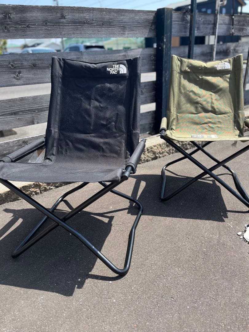 【未使用】緑☆THE NORTH FACE TNF キャンプチェアNN31705