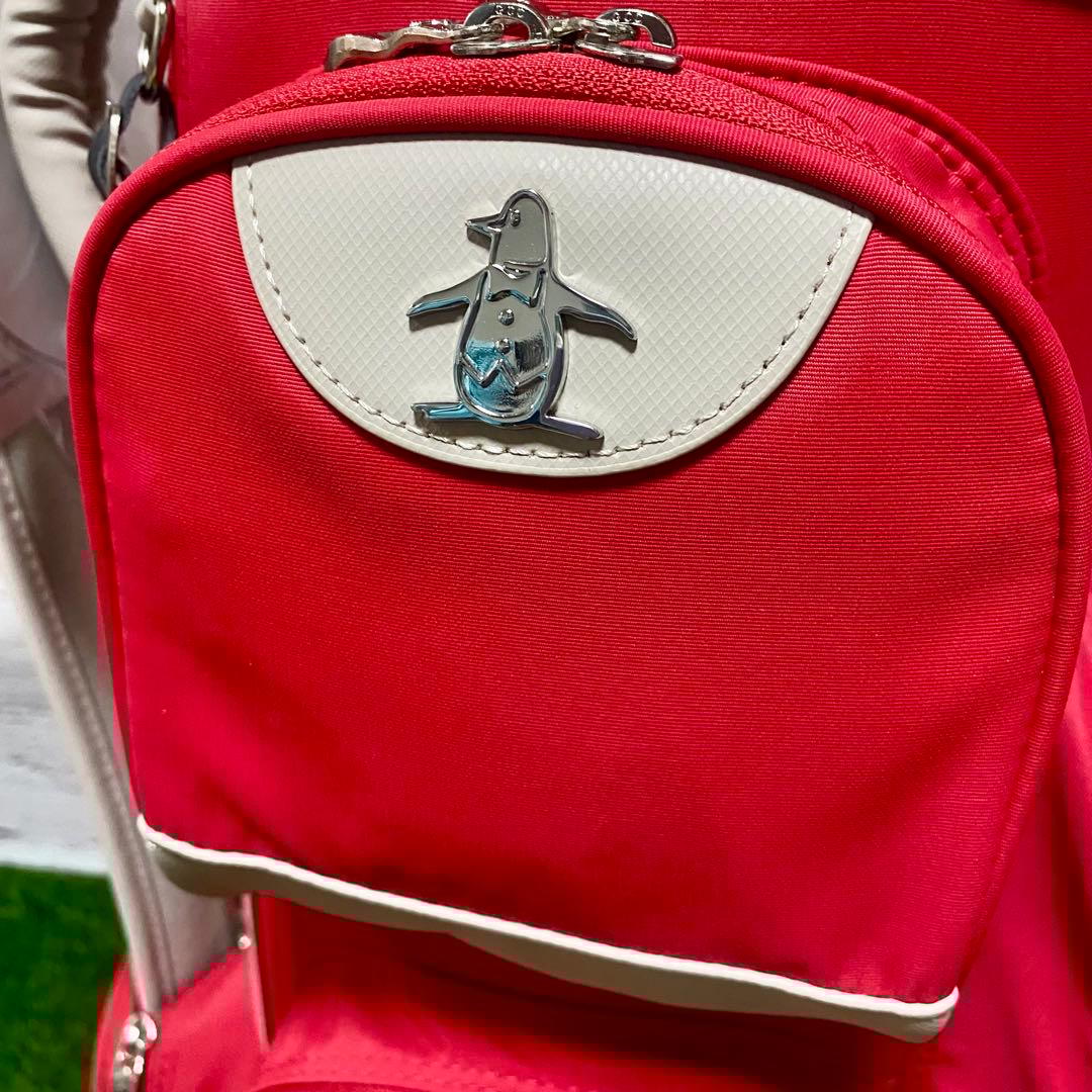 MUNSINGWEAR マンシングウェア キャディバッグ 新品 赤 レッド