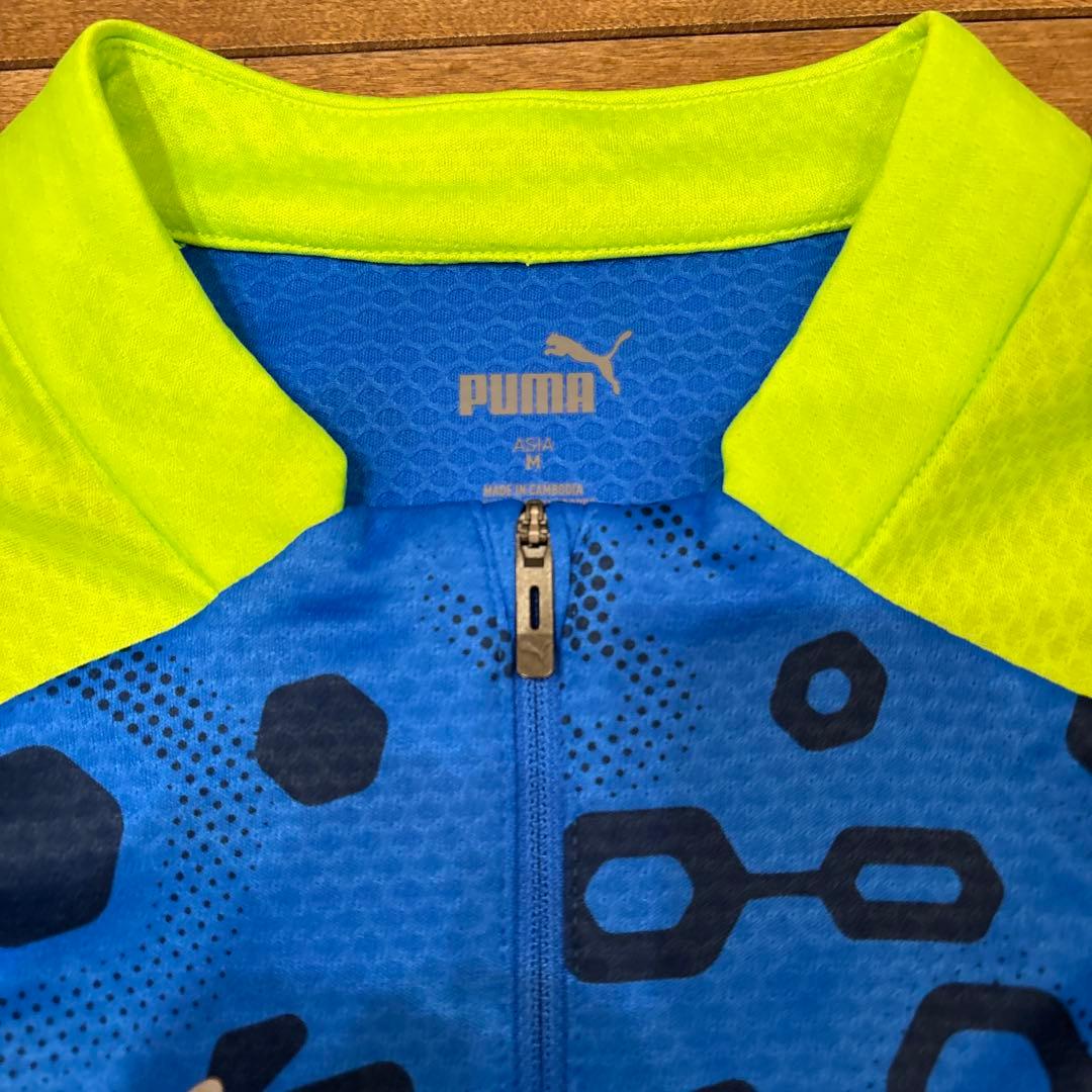 【極美品】プーマ ジャージ上下 ハーフジップ INDIVIDUALCUP M