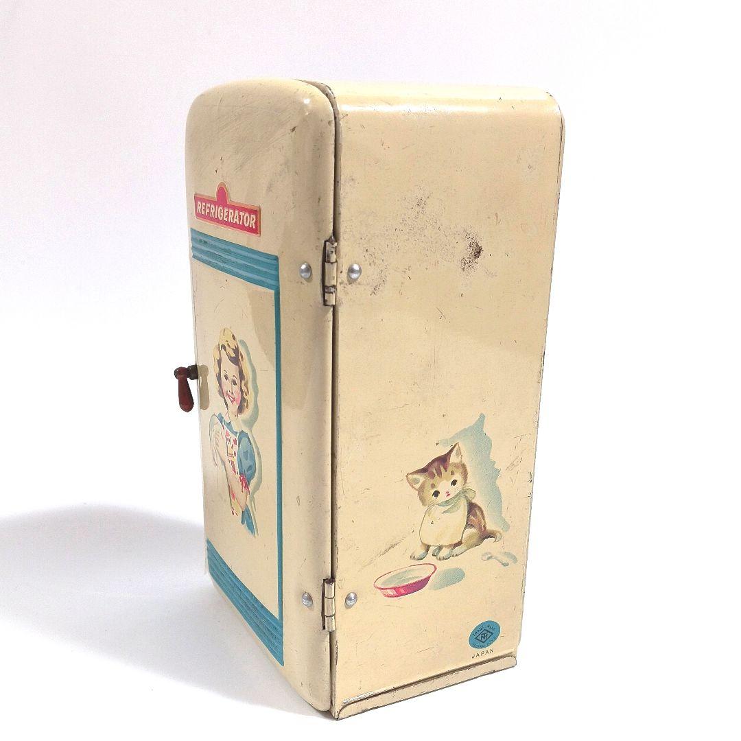 ビンテージ ブリキのおもちゃ 冷蔵庫 JAPAN 増田屋製