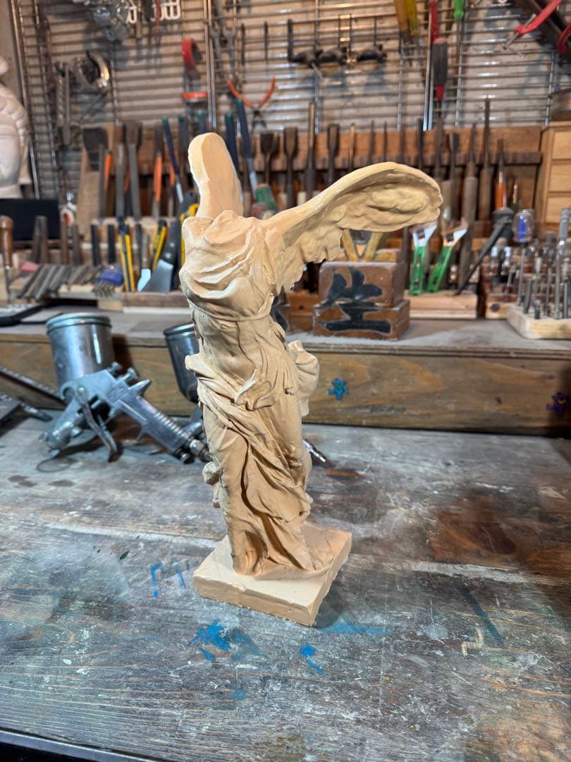 サモトラケのニケ・型製造・未仕上げ品 h350× w200×220 約1.5kg