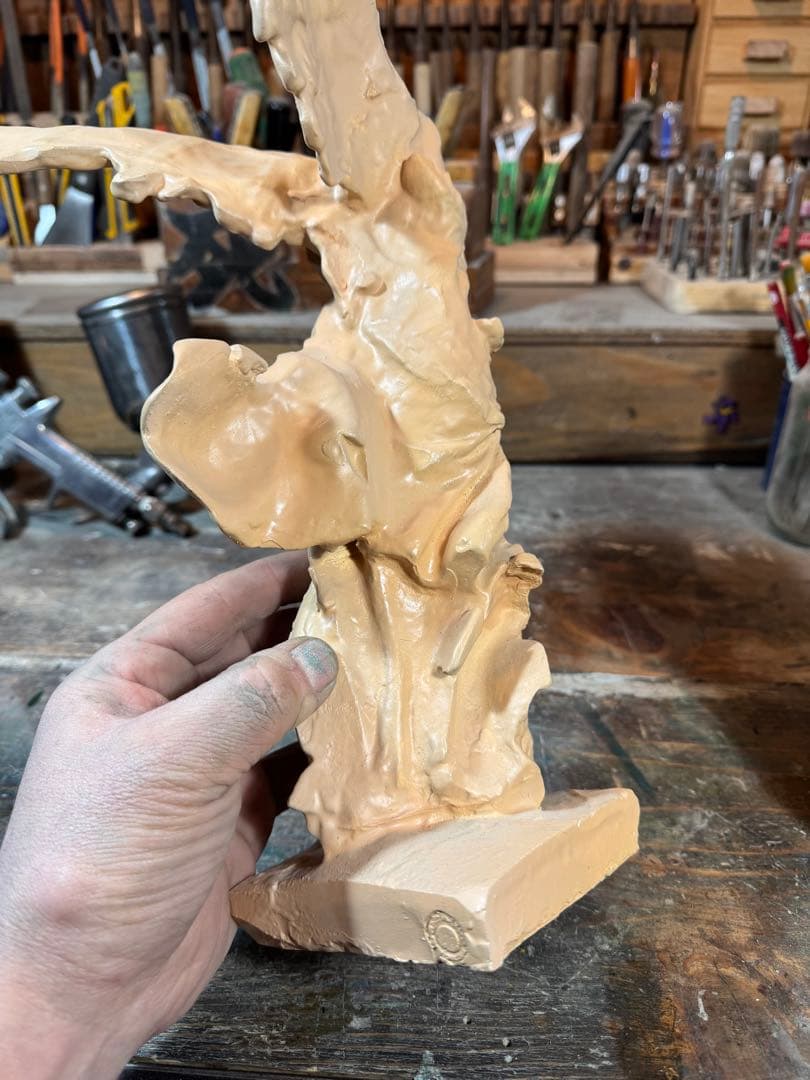 サモトラケのニケ・型製造・未仕上げ品 h350× w200×220 約1.5kg