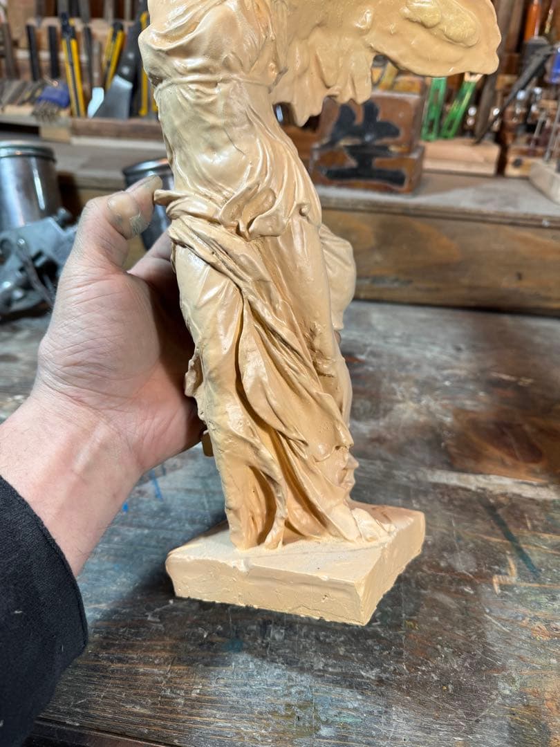 サモトラケのニケ・型製造・未仕上げ品 h350× w200×220 約1.5kg