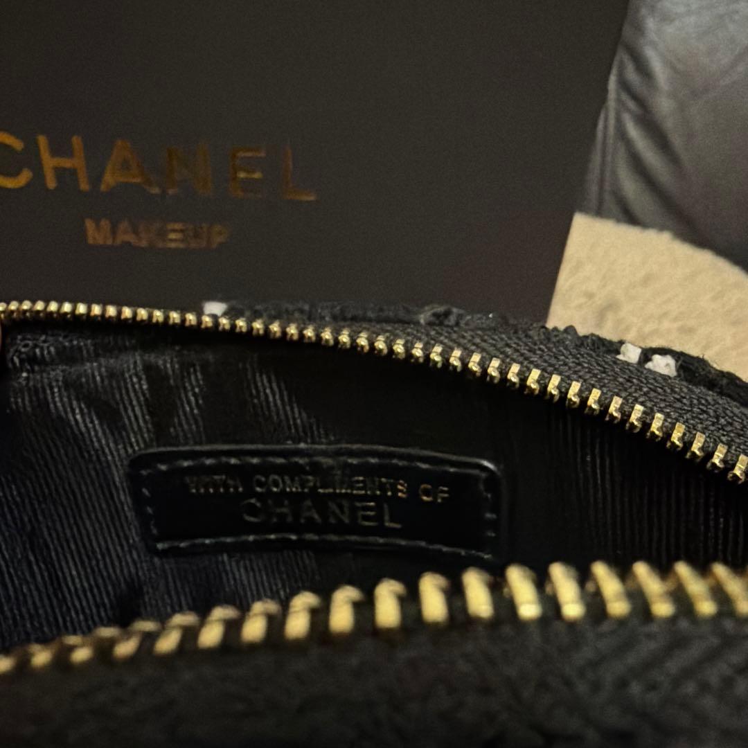 も*あ様 CHANEL ストライプショルダーバッグ　シャネル　ツイード　ノベルテ