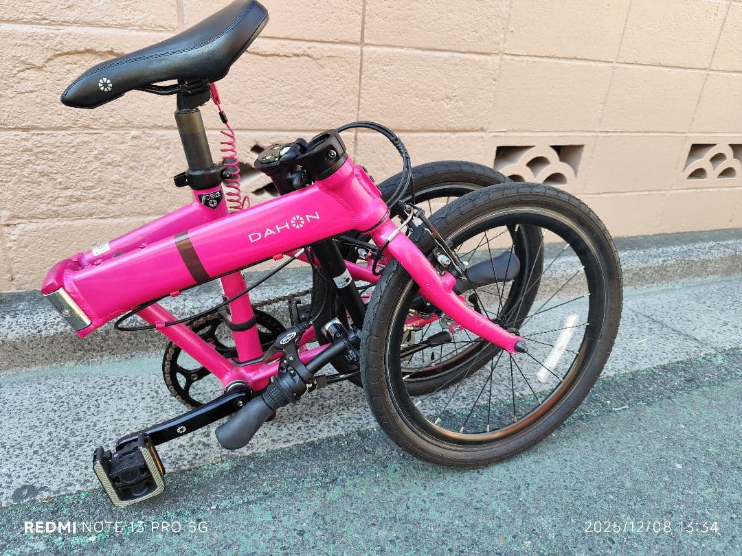 直接引渡し限定　DAHON HORIZE 折りたたみ自転車 ピンク