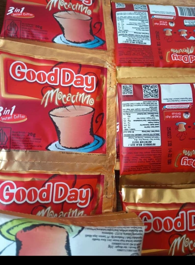 9種類のインドネシアのグッデイ・インスタント・コーヒー&Susu Jahe