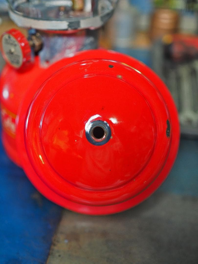 美品！1959年6月 コールマン 200A ランタン（イエローボーダー）u06