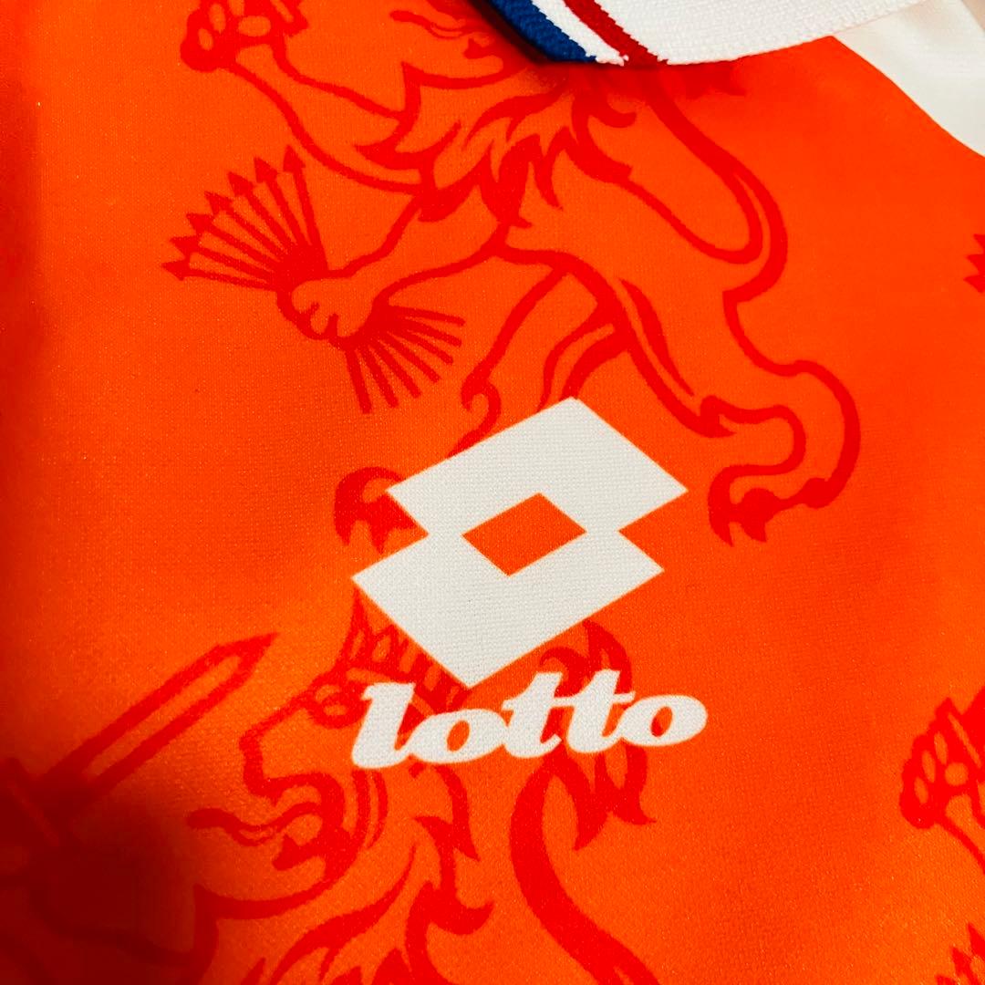ハ*ン様 オランダ代表 90年代 ユニフォーム 長袖 Lotto製 ヴィンテージ