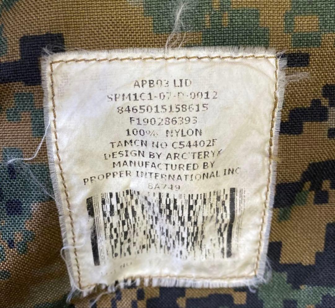 米軍海兵隊実物　Arc'teryx デジタル迷彩リュック