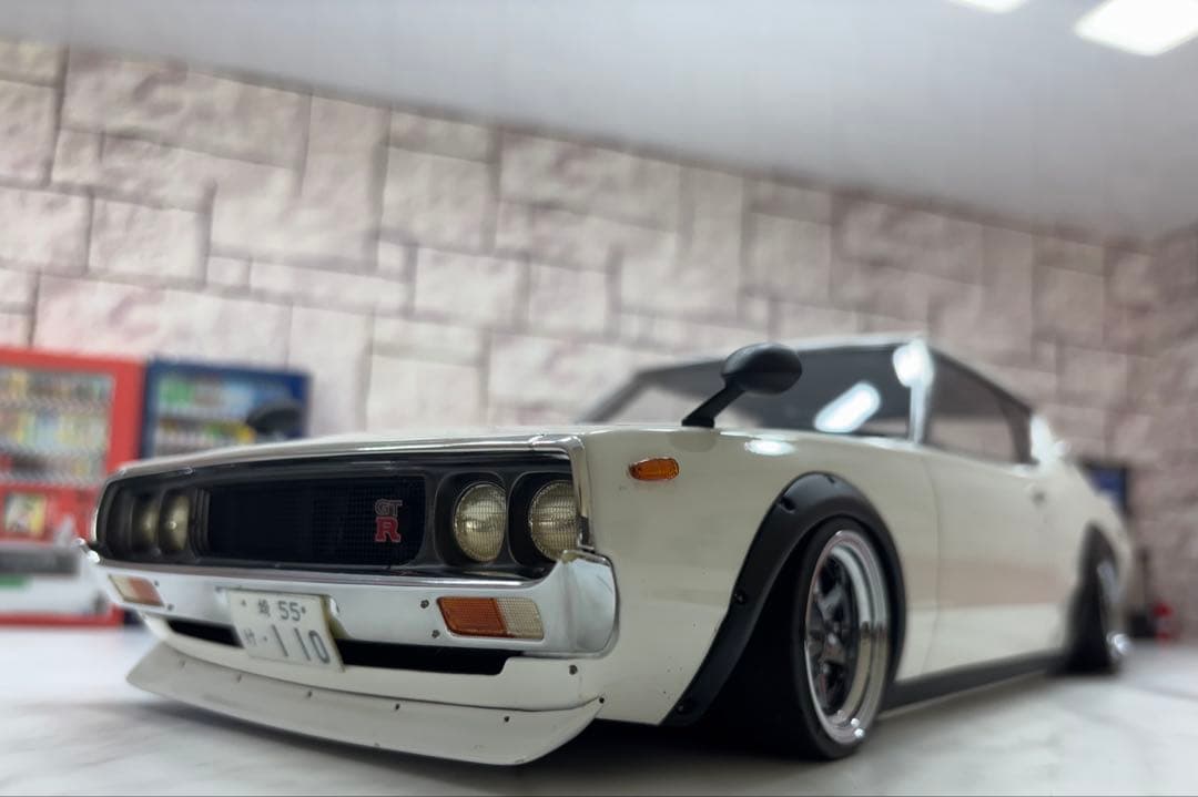 1/12ミニカー　IG 日産スカイラインケンメリ GTRロンシャン深リムカスタム