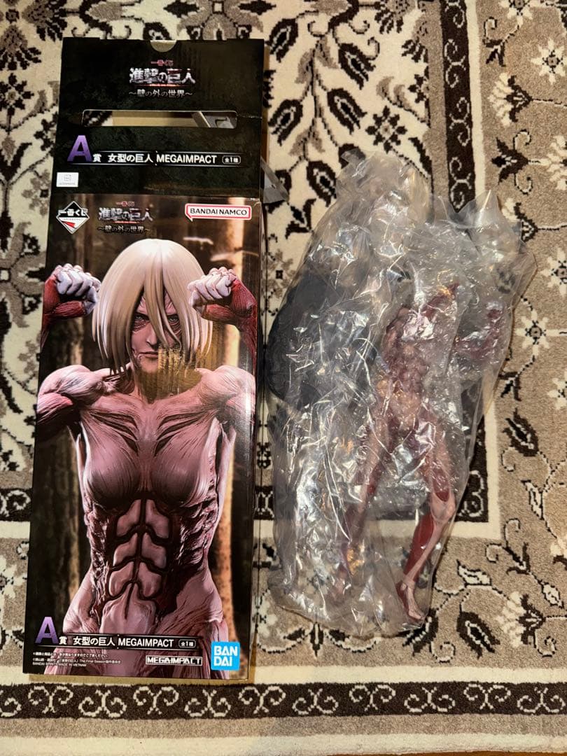 【2/3本日限定価格】　進撃の巨人　一番くじ　フィギュア　5体セット　九つの巨人