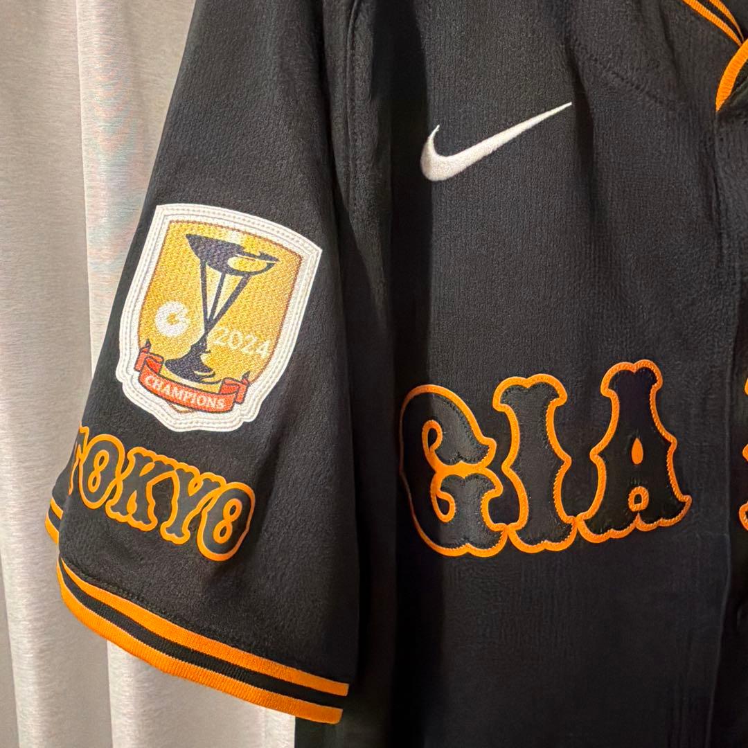 【読売ジャイアンツ】Nike ユニフォーム 2024年チャンピオンエンブレム付き