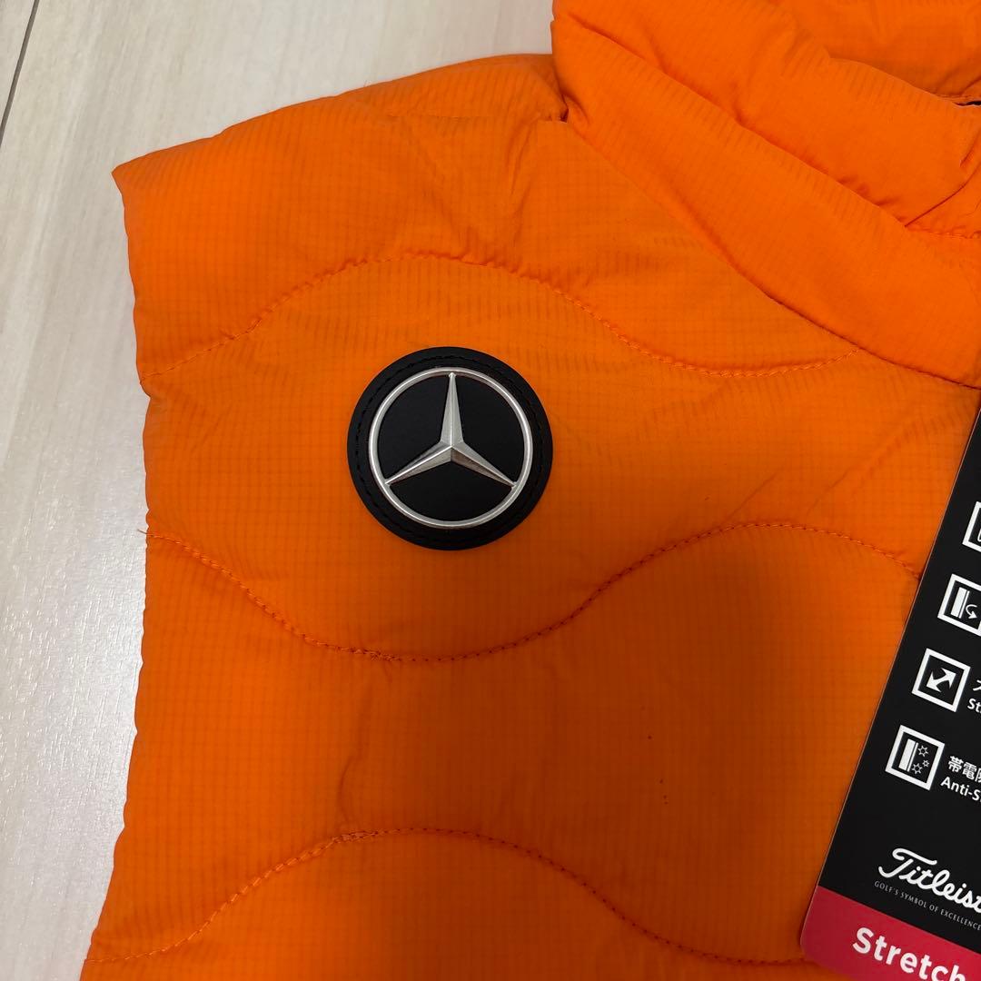 Titleist × Mercedes-Benz ベスト オレンジ ゴルフ
