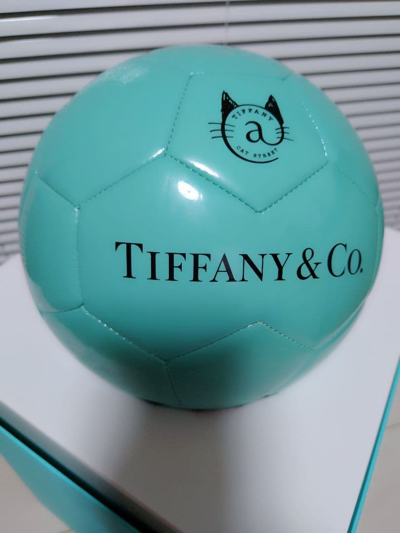 【美品】TIFFANY＆Co.スポルディング　サッカー5号