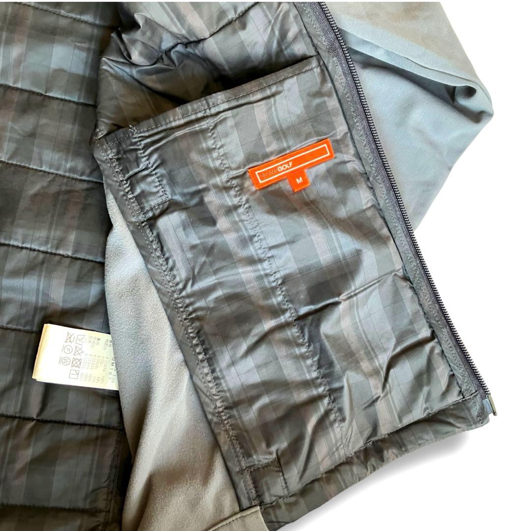 美品✨ビームスゴルフ✨中綿ブルゾンジャケット　ストレッチ抜群　ゴルフウェア