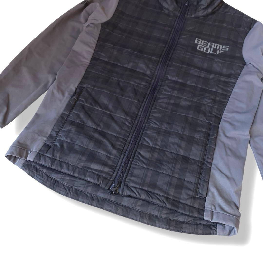 美品✨ビームスゴルフ✨中綿ブルゾンジャケット　ストレッチ抜群　ゴルフウェア
