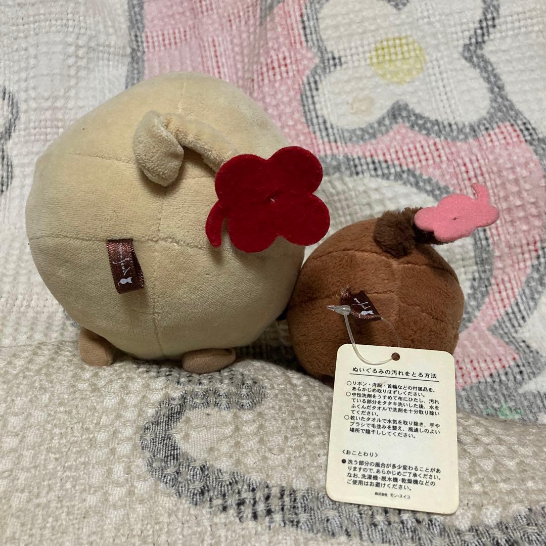 モンスイユ　ブタ＆イヌ　ぬいぐるみ　中古品　バラ売り不可