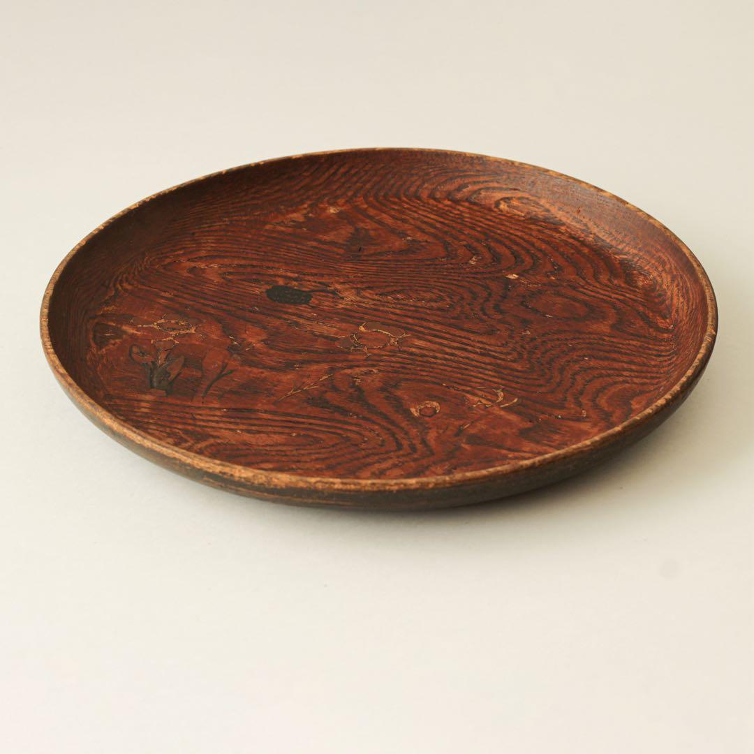 木地盆　丸盆　くりぬき盆　盆　木工　酒