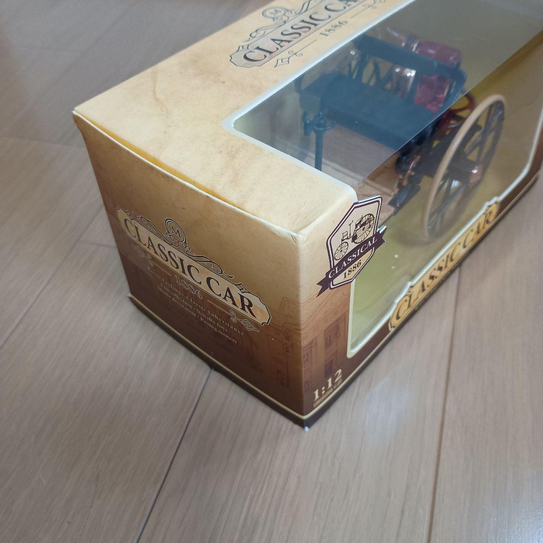 未開封 クラシックカー メルセデスベンツ 三輪車 1:12 ダイキャストモデル