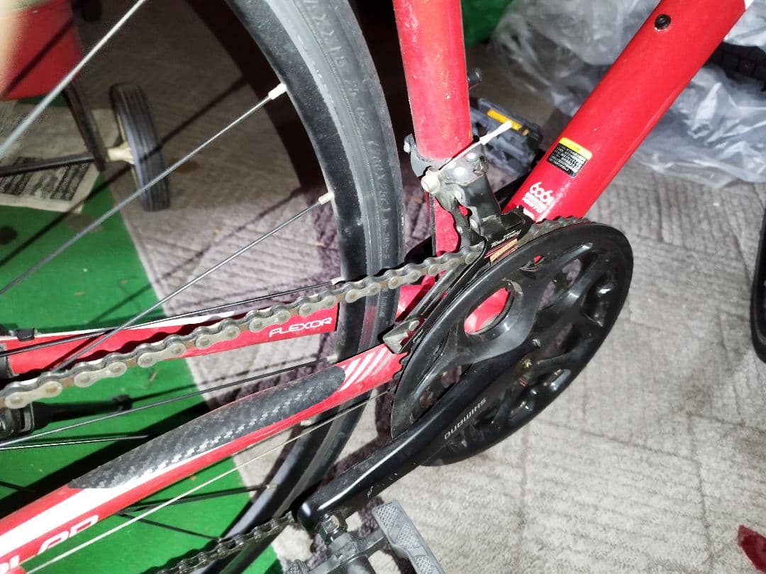 NESTO 赤 ロードバイク 465