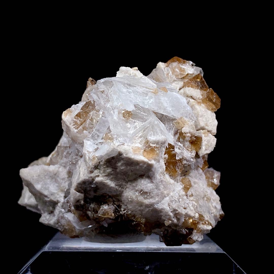 k*.様 『クレイセンター』　フローライト&セレスタイト　蛍石　原石　鉱物標本