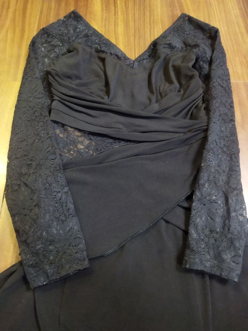 希少♪チャコット ダンス ワンピース S ラテン レース 膝丈