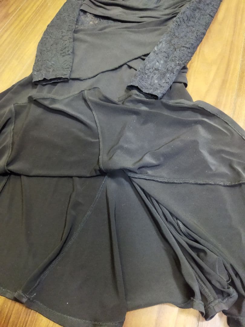 希少♪チャコット ダンス ワンピース S ラテン レース 膝丈