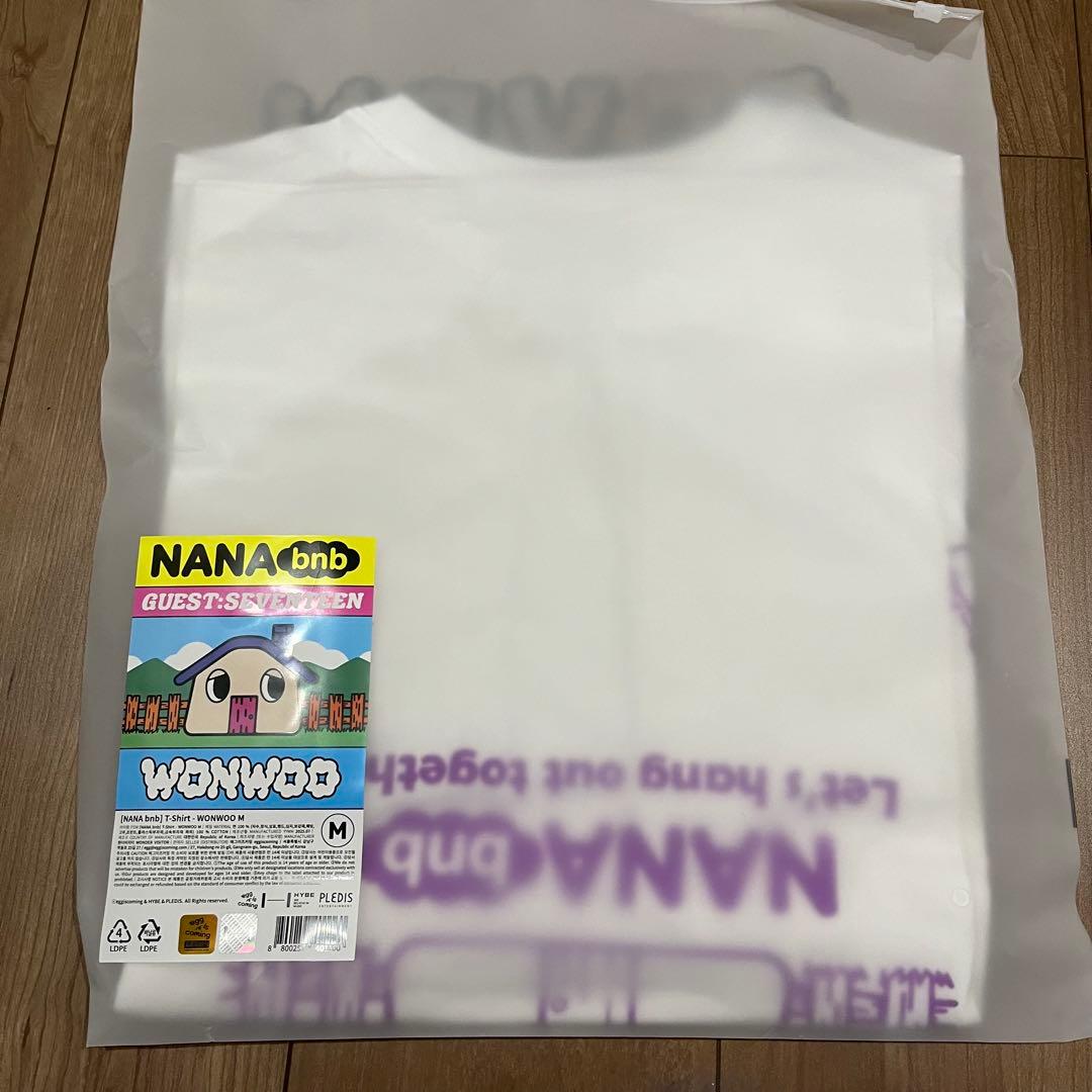 SEVENTEEN セブチ NANA bnbナナ民泊 Tシャツ ウォヌ M
