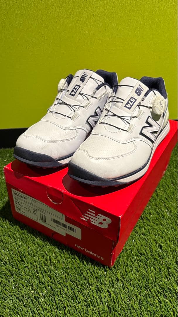 【未使用品】ニューバランスゴルフシューズ UGBS574G BOA 24.0cm