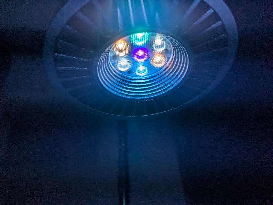 グラッシーレディオ RX072 アクア LEDライト クリップ付き