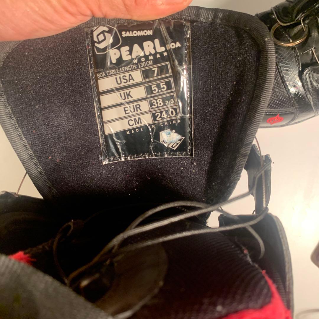 SALOMON スノーボードブーツ 24.0cm PEARL BOA レディース