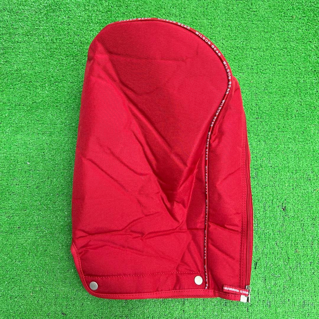 ウィルソンベア　WILSON BEAR ゴルフバッグ　7インチ　中古品　レッド