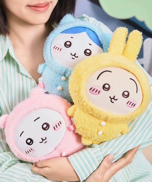 ちいかわ　miniso　パジャマパーティーぬいぐるみ