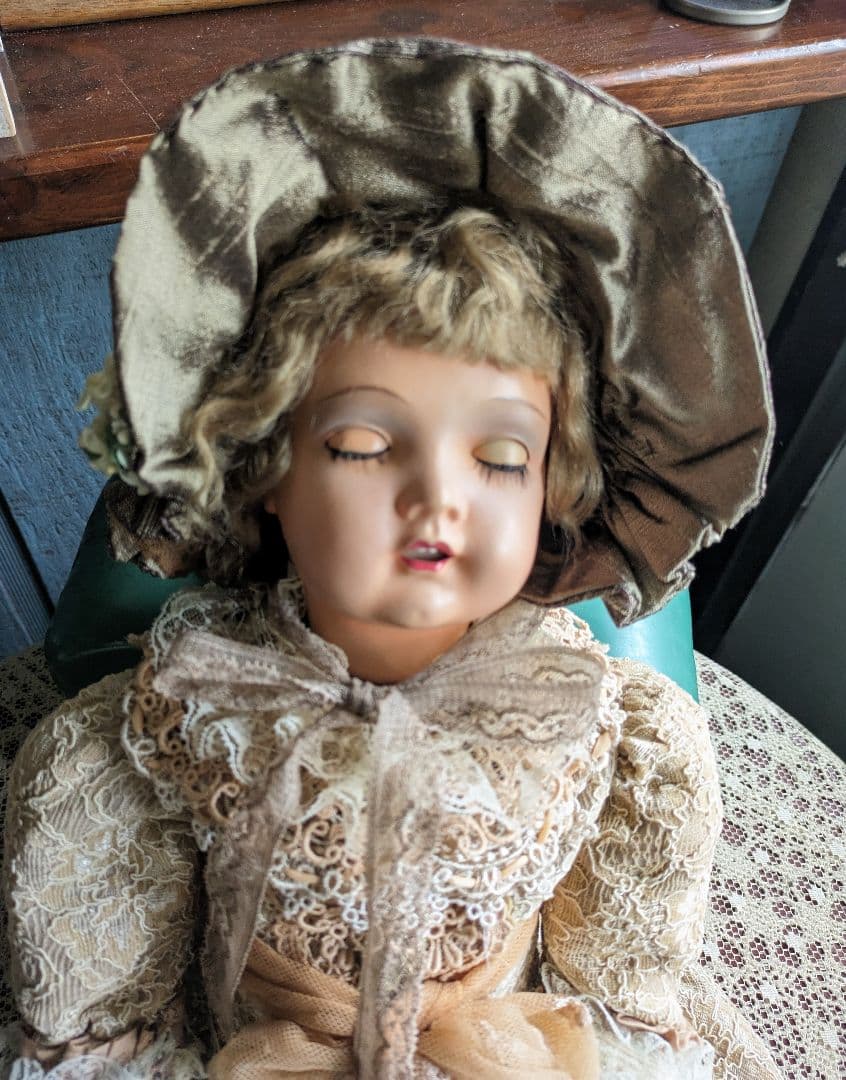 難ありレアカマー＆ラインハルトK&R ビスクドールプラスチックドールアンティーク