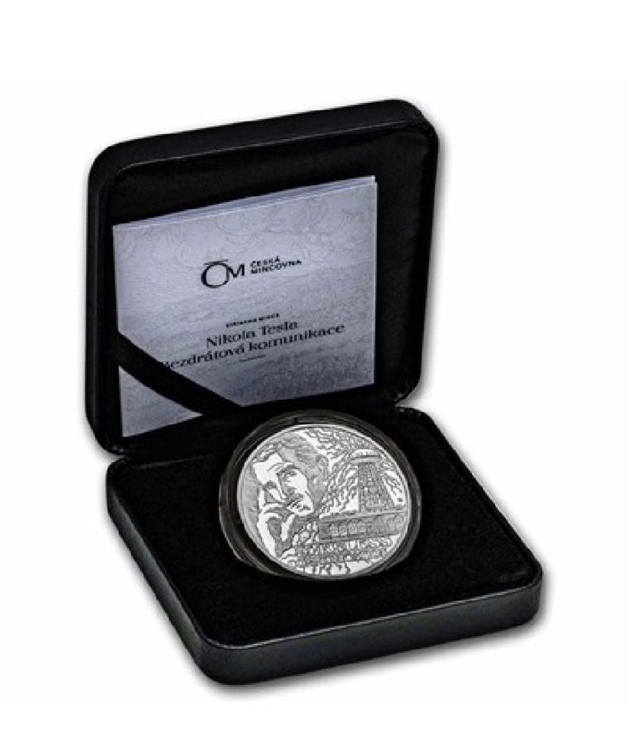 2023年　ニコラテスラ銀貨　プルーフ　箱付き