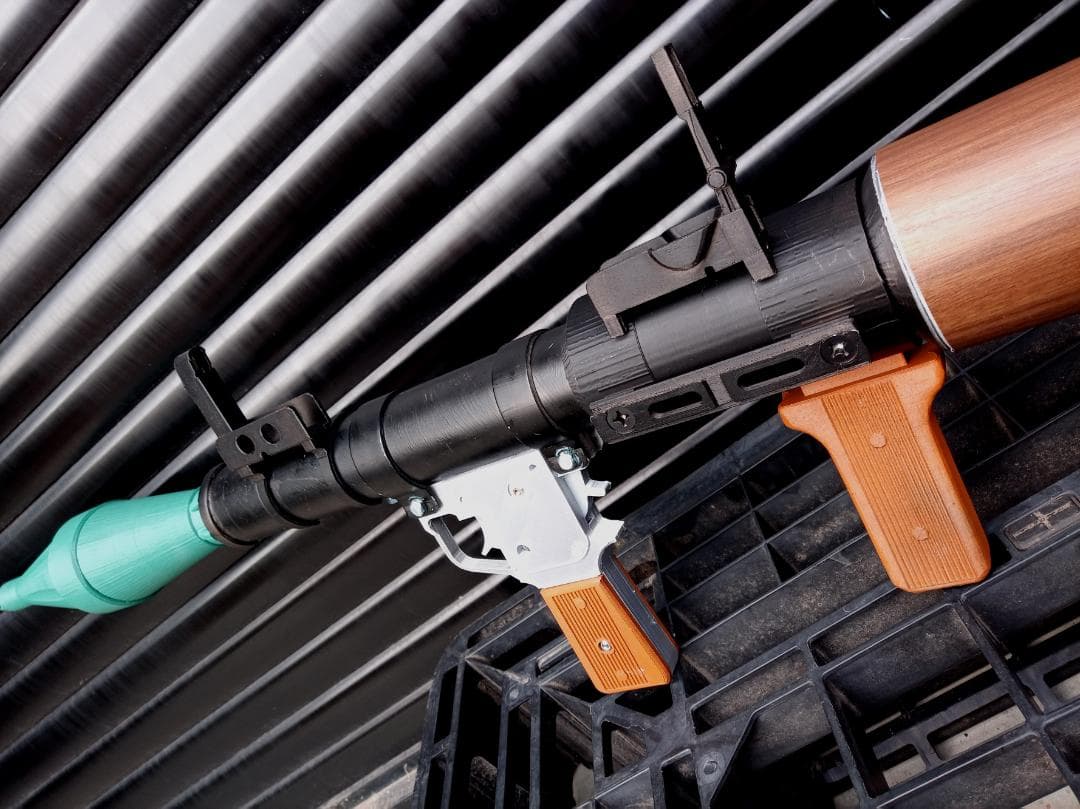 フルスクラッチ RPG-7 ロケットランチャー 3Dプリンター 成形 N