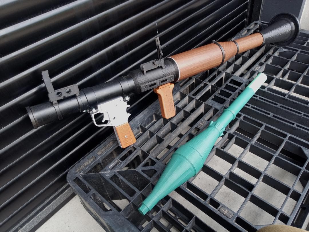 フルスクラッチ RPG-7 ロケットランチャー 3Dプリンター 成形 N
