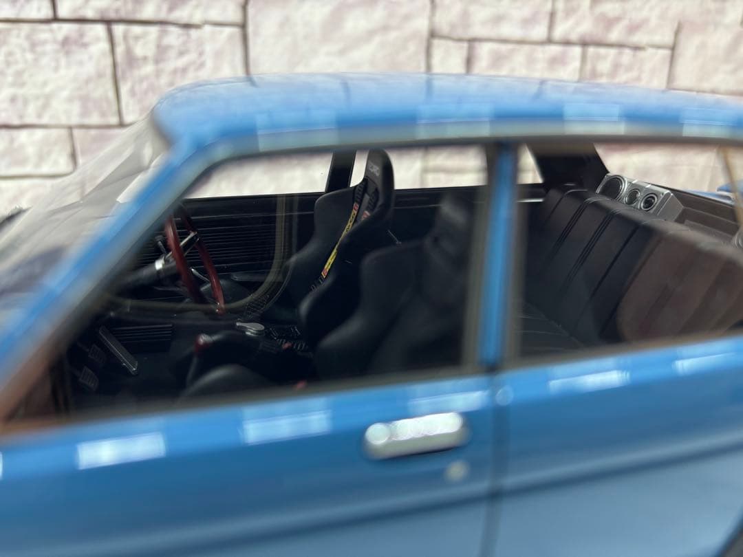 1/18ミニカー IG 510ブル　ワタナベ深リムオーバーフェンダーカスタム