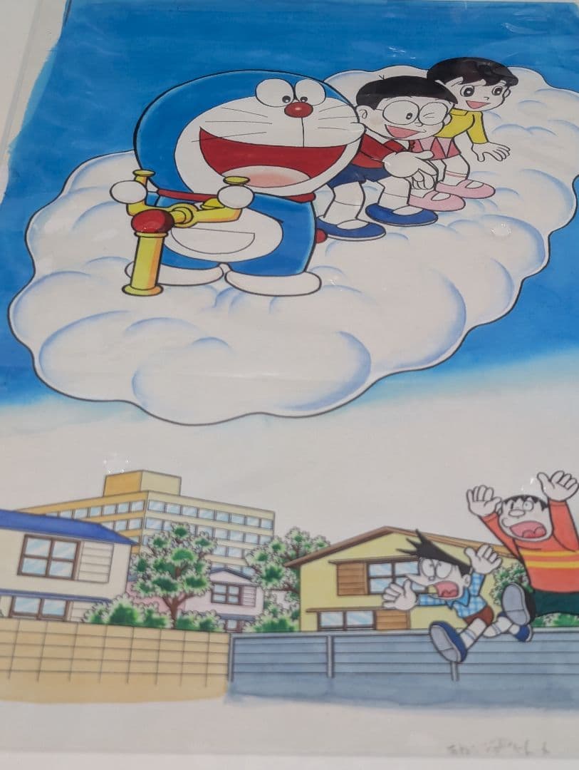 激レア　複製原画　ドラえもん『雪ぐもベース』　シリアル1桁　藤子ミュージアム限定