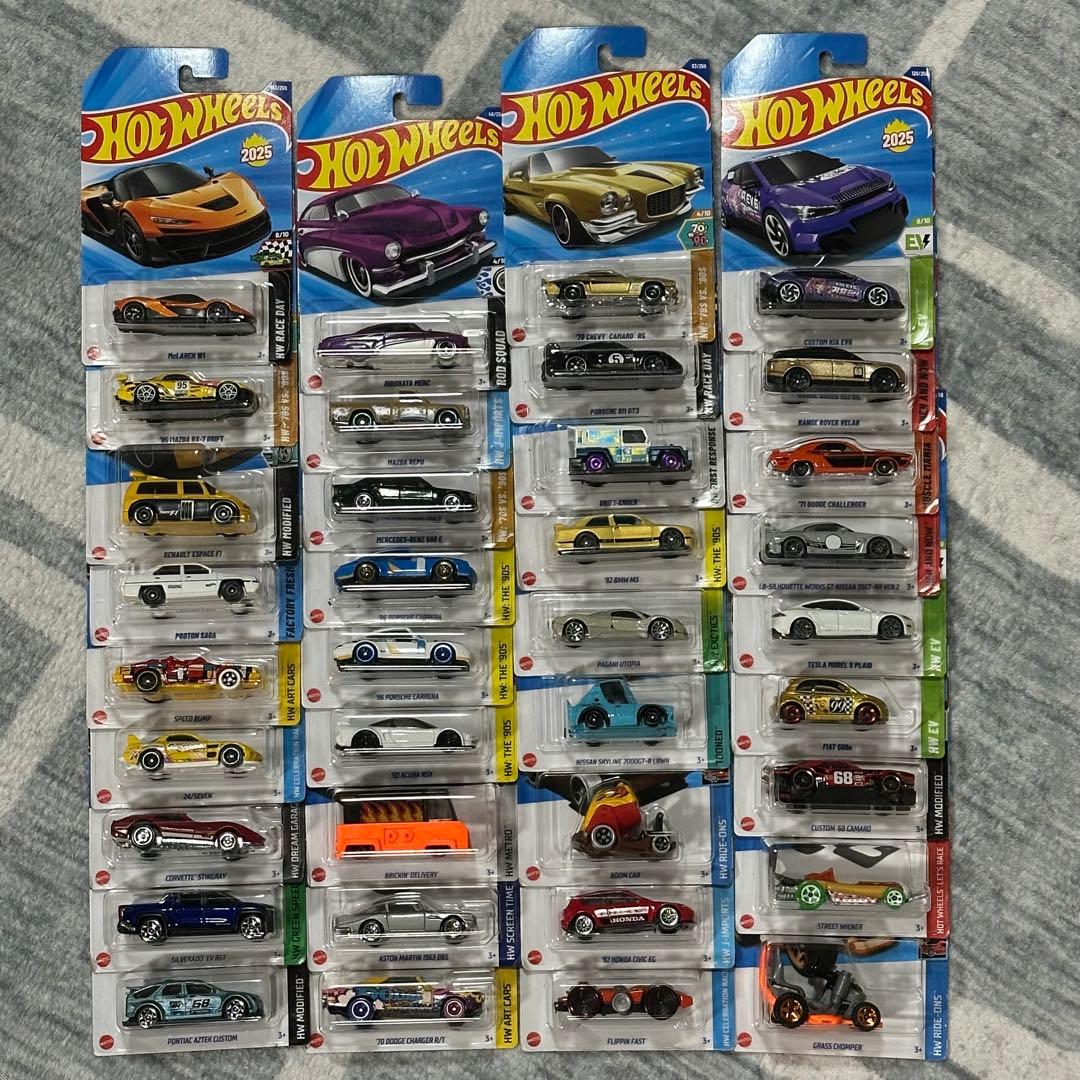 ホットウィール ベーシック 36台セット⑪ ヒロハタ マーク GT-R等