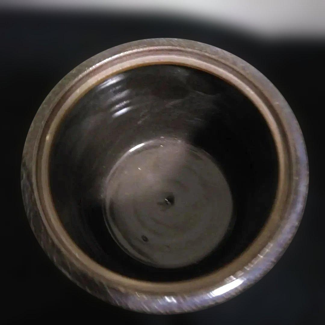 横石臥牛 現川焼 香炉　 共箱付 臥牛窯 鶴　美品